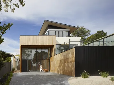 New curbless walk-in shower with glass enclosure